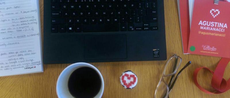 Agustina Marianacci in Rails Girls Wellington 2017